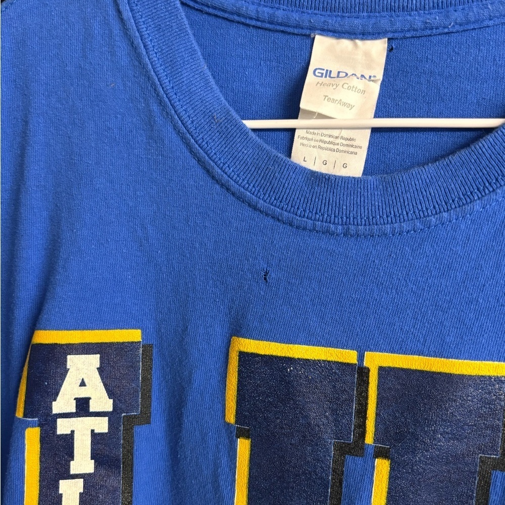2019 Super Bowl LIII 53 LA Rams Conference Champions T-Shirt Size Large Blue - Picture 4 of 6